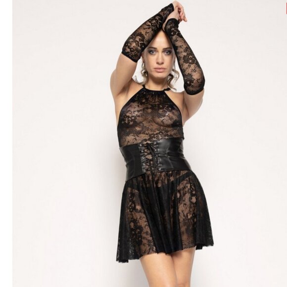 Les P'Tites Folies Other - Les P'Tites Folies Paloma Lace Dress, Size Medium